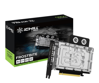 Karta graficzna INNO3D GeForce RTX 5080 iCHILL Frostbite 16GB GDDR7 DLSS4